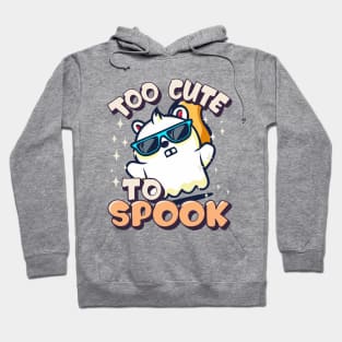 Too Cute To Spook Little Squirrel Ghost Funny Hoodie